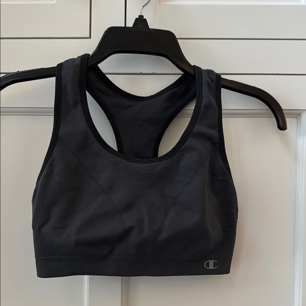 Champion Women's Black Sports Bra Medium no pads